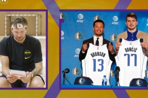 东契奇：刚进NBA布伦森喜欢中投 我们都还在了解自己是怎样的球员